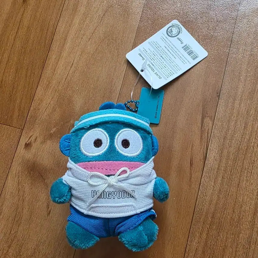 [BUNJANG] Sanrio Hangyodon Cutie Run Plush Keychain / 산리오 한교동 큐티런 봉제 키링