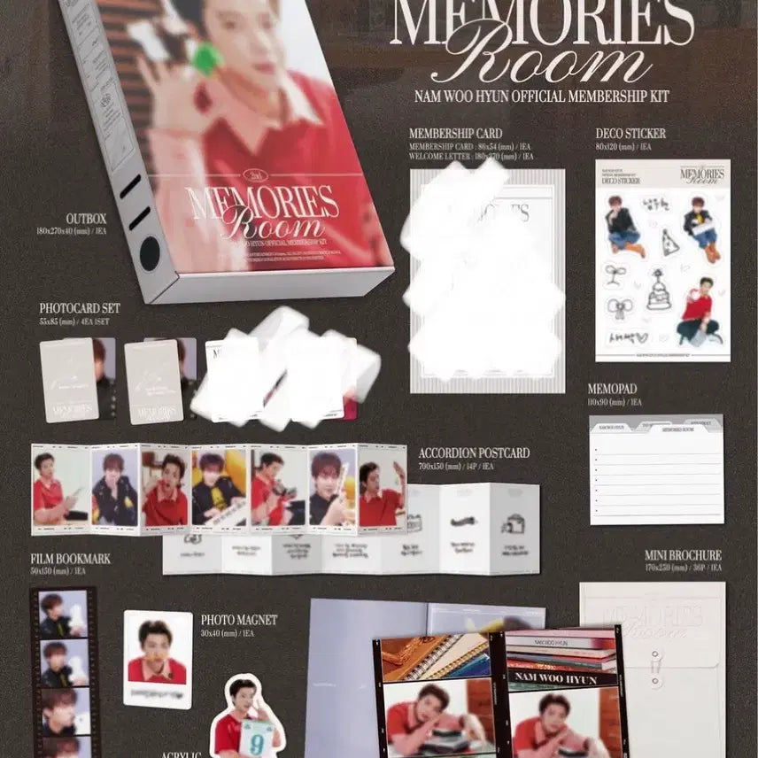 [BUNJANG] Nam Woo Hyun 2nd Membership Kit / 남우현 멤버쉽 2기 키트 양도