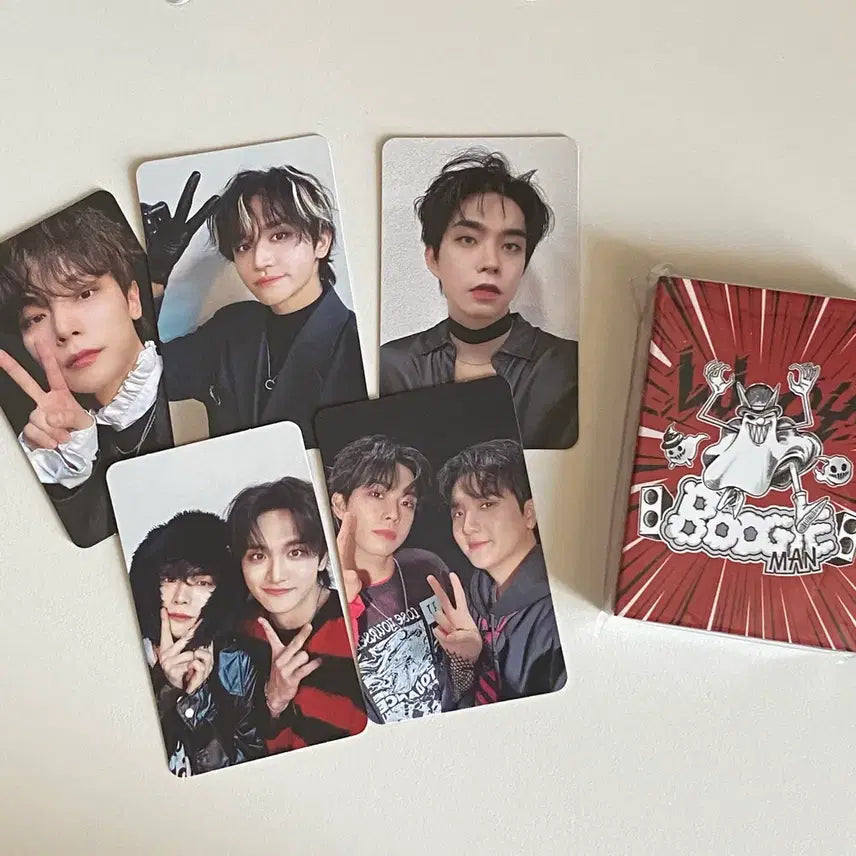 [BUNJANG] LUCY Boogie Man Unsealed Album + 5 Photocards Bundle Set / (일괄) LUCY 루시 부기맨 미개봉 앨범 + 포카 5장