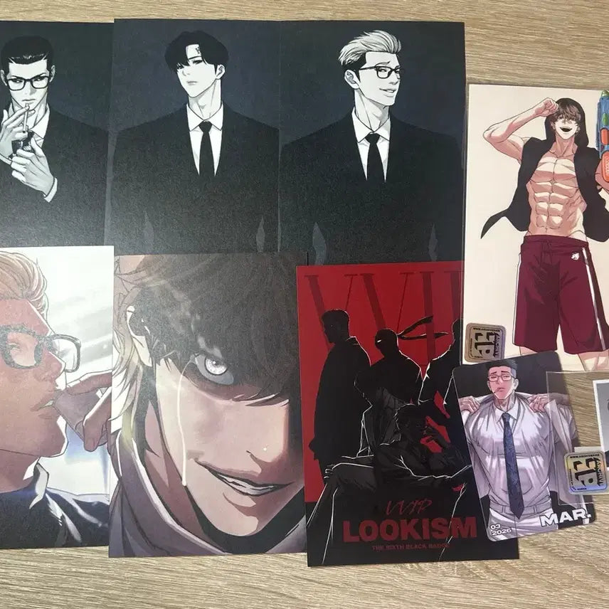 [BUNJANG] Lookism Photocard Paper Goods Bundle Set / 외모지상주의 포카 지류 굿즈 일괄 판매합니다