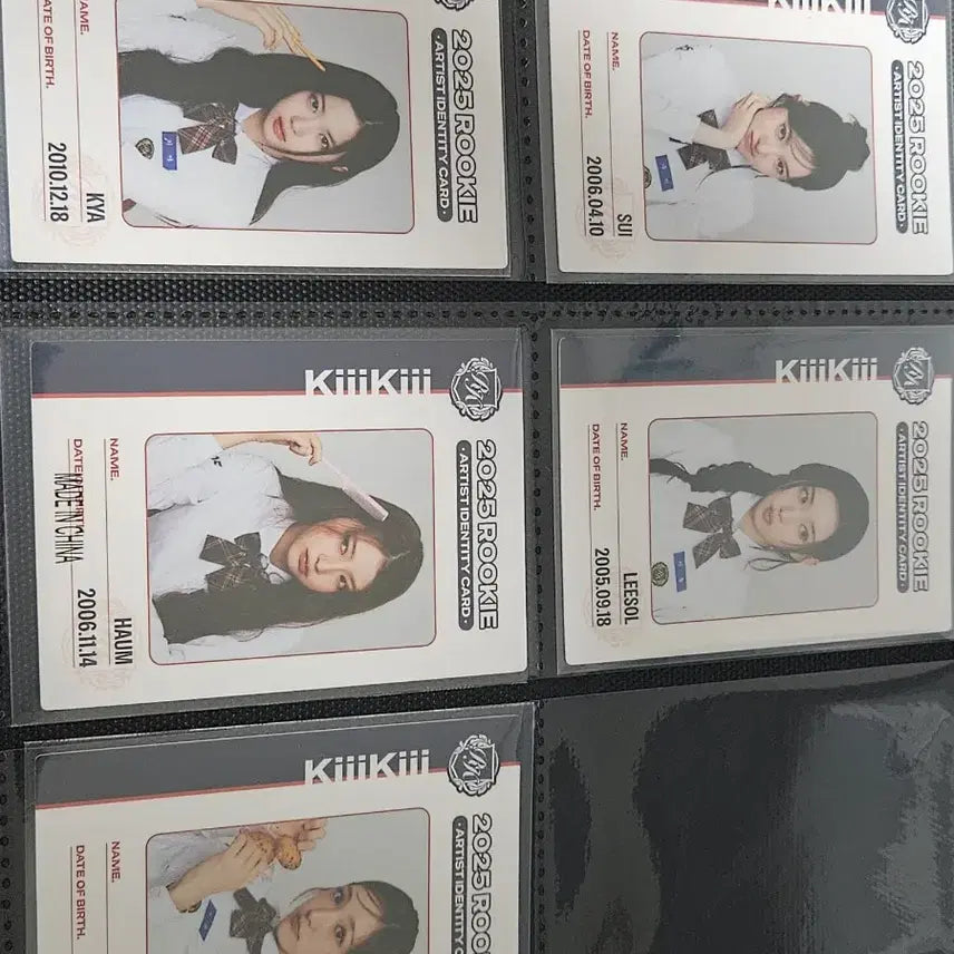 [BUNJANG] Kiki Tereca School ID Card Set / 키키 테레카 교복아이디 카드 세트