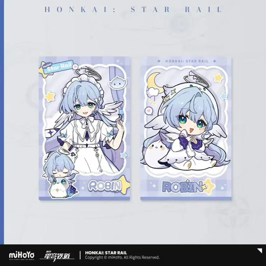 [BUNJANG] Honkai: Star Rail Robin Dormitory Pajamas Photocard Set / 붕괴 스타레일 붕스타 로빈 여자기숙사 파자마 특전 포카 세트