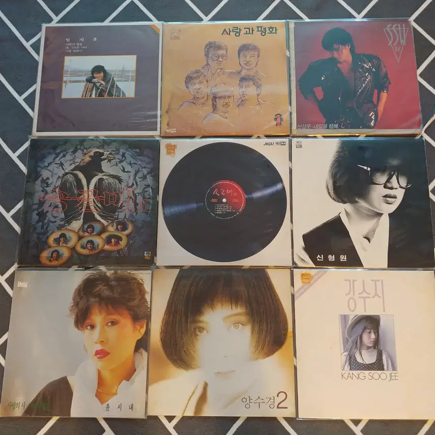 [BUNJANG] Various Artists K-Pop &amp; Ballad LP Record Collection (9 Records) - Bundle Set / 가요 LP레코드판 9장-15 판매합니다.
