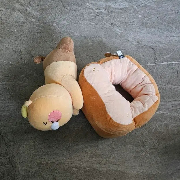 [BUNJANG] Kakao Friends Chun-Sik Bread Plush / [인형] 카카오 프렌즈 - 빵에 끼인 춘식이