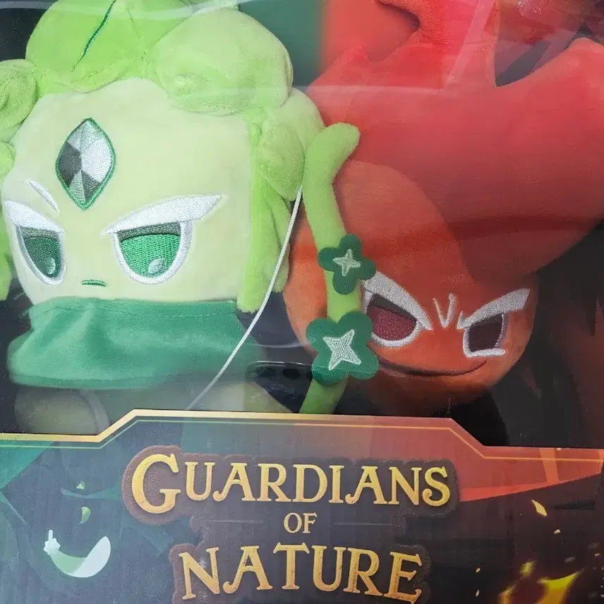 [BUNJANG] Cookie Run Wind Archer &amp; Fire Spirit Doll Set / 쿠키런 바람궁수,불꽃정령 인형 세트