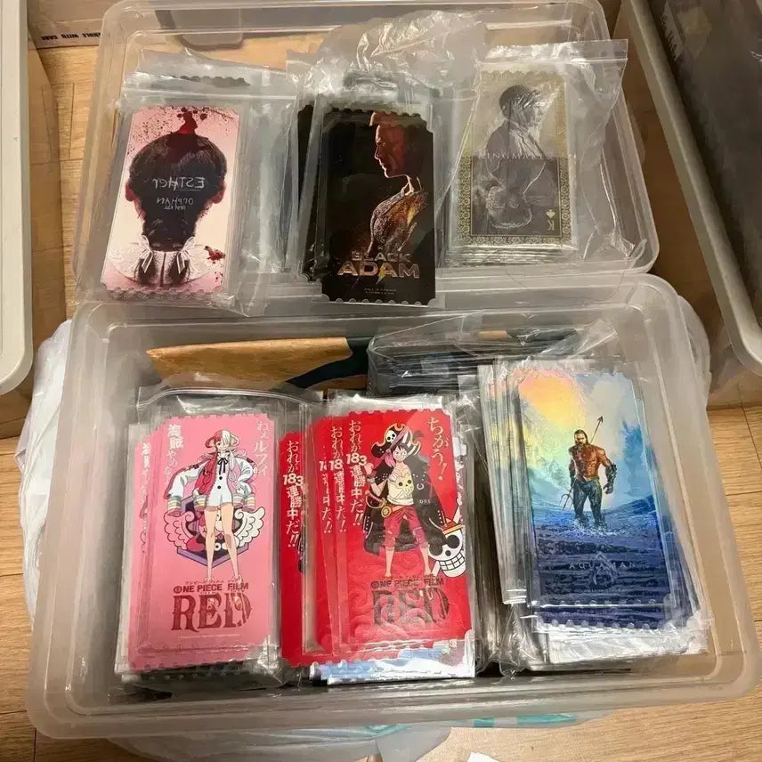 [BUNJANG] DC Comics Original Ticket Bundle / 블랙아담 원피스 오리지널티켓 아쿠아맨2 오펀 킹메이커 오티 DC코믹스영화