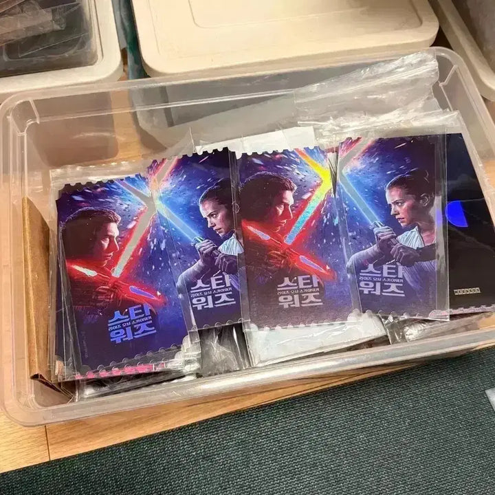 [BUNJANG] Star Wars Original Ticket Set &amp; Posters / 스타워즈 오리지널 티켓 2종 일괄 라이즈오브스카이워커 오티 아이맥스포스터 만달로리안과 그로구  한국화 포스터