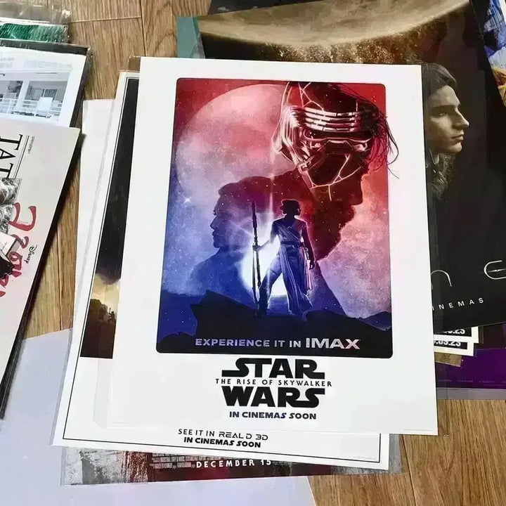 [BUNJANG] Star Wars Original Ticket Set &amp; Posters / 스타워즈 오리지널 티켓 2종 일괄 라이즈오브스카이워커 오티 아이맥스포스터 만달로리안과 그로구  한국화 포스터