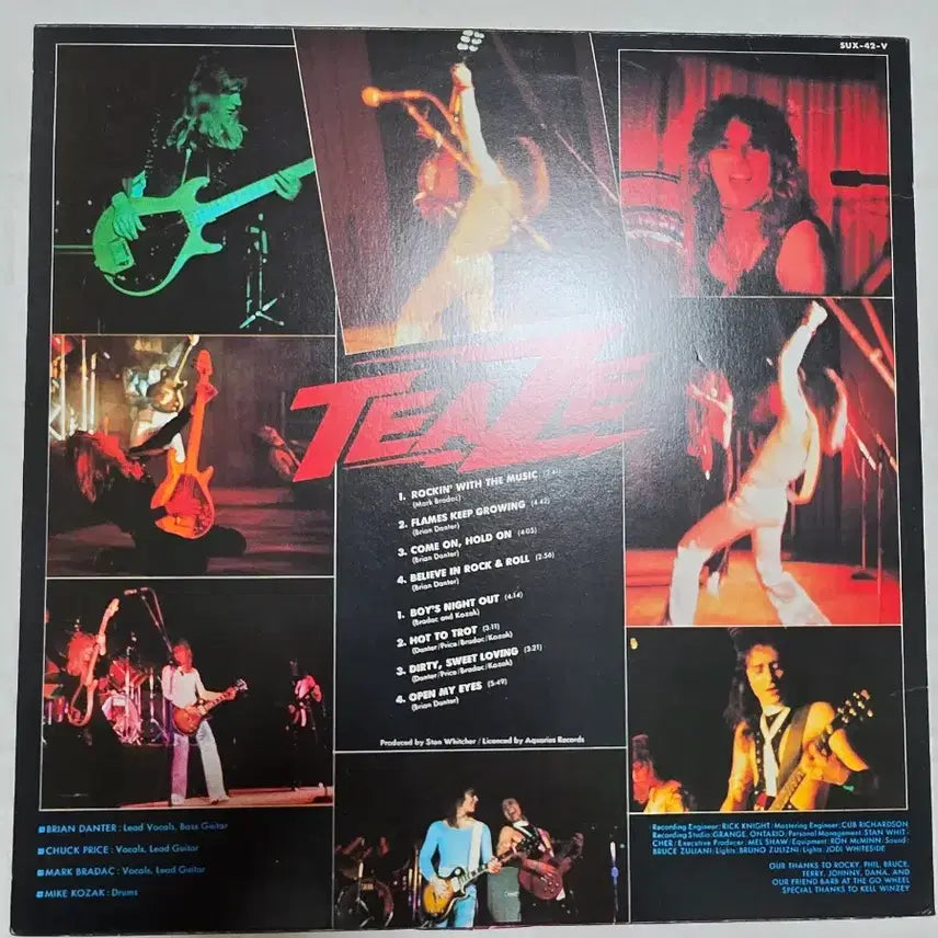 [BUNJANG] Teaze Glam Rock Japanese LP / Teaze LP 글램 락 일본반