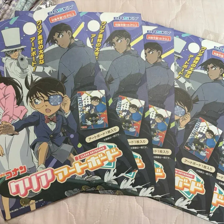 [BUNJANG] Detective Conan Clear Art Board Set (12 Types) / 명탐정 코난 클리어 아트보드 12종 250x180mm