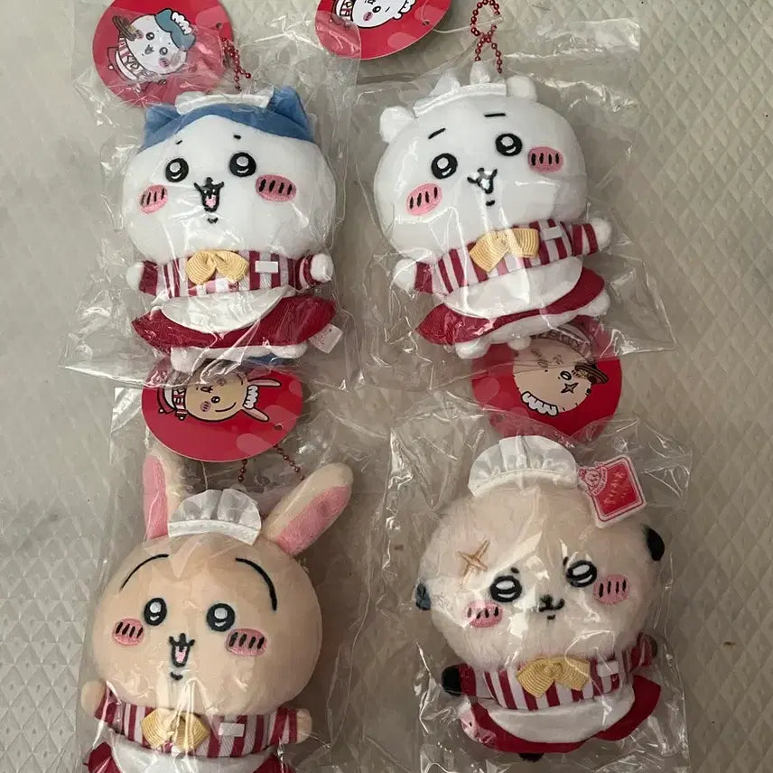 [BUNJANG] Chiikawa Restaurant 4-Piece Bundle Set / 치이카와 레스토랑 4종 일괄판매