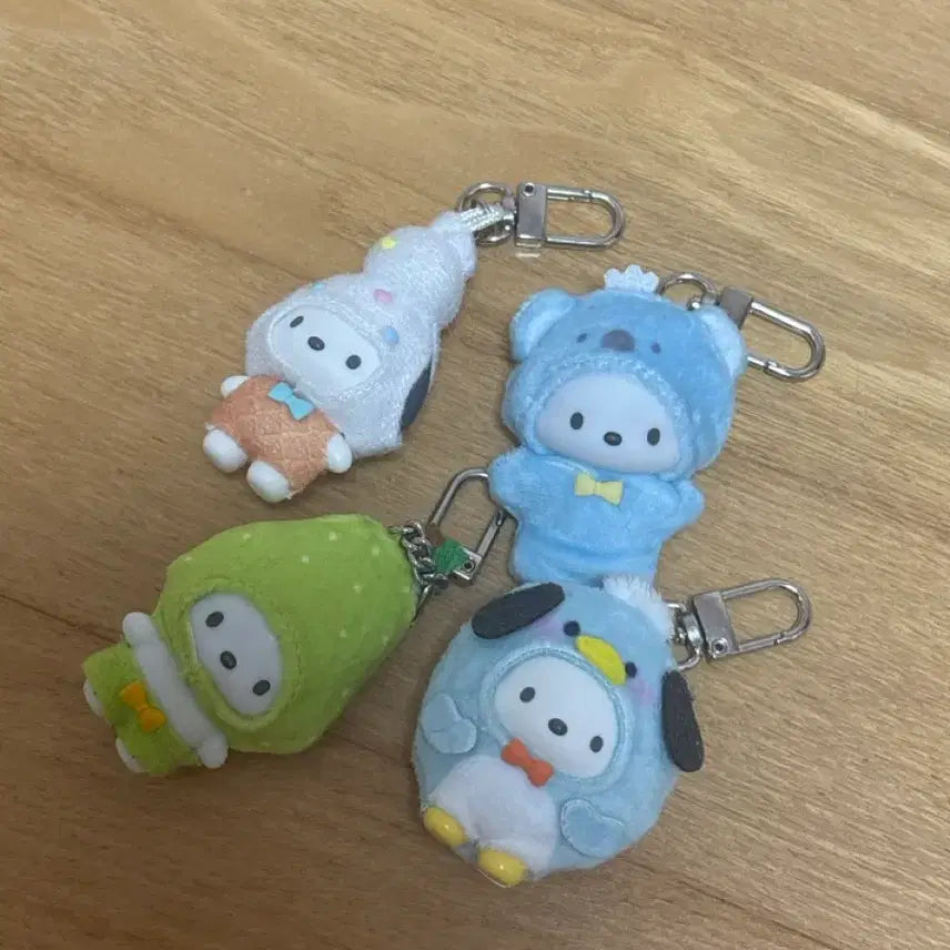 [BUNJANG] Pochacco Chibi Tomo 4-Piece Bundle Set / 포차코 치비토모 4종 일괄