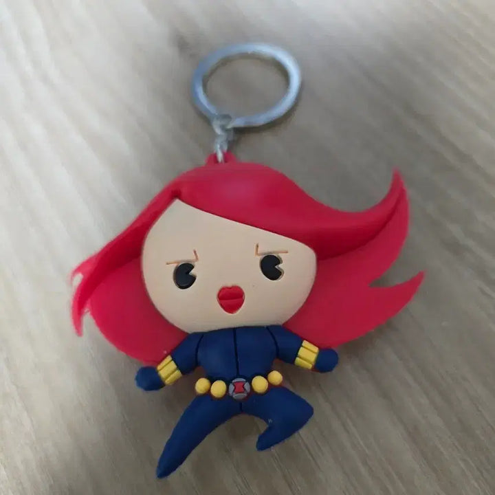 [BUNJANG] Marvel Avengers Black Widow Keyring / 마블 어벤져스 블랙 위도우 키링