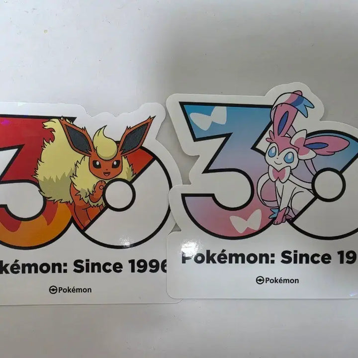 [BUNJANG] Pokemon 30th Anniversary Sticker Set (Booster &amp; Nymphia) / 포켓몬 팝업 30주년 스티커 (부스터/님피아)