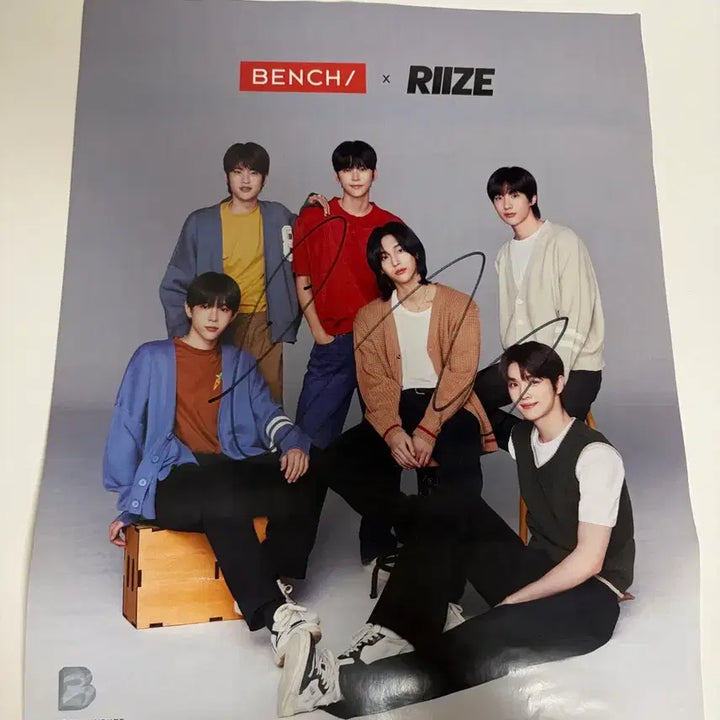[BUNJANG] RIIZE Eunseok Manila Fancon Autographed Poster / 라이즈 은석 마닐라 팬콘 사인 포스터