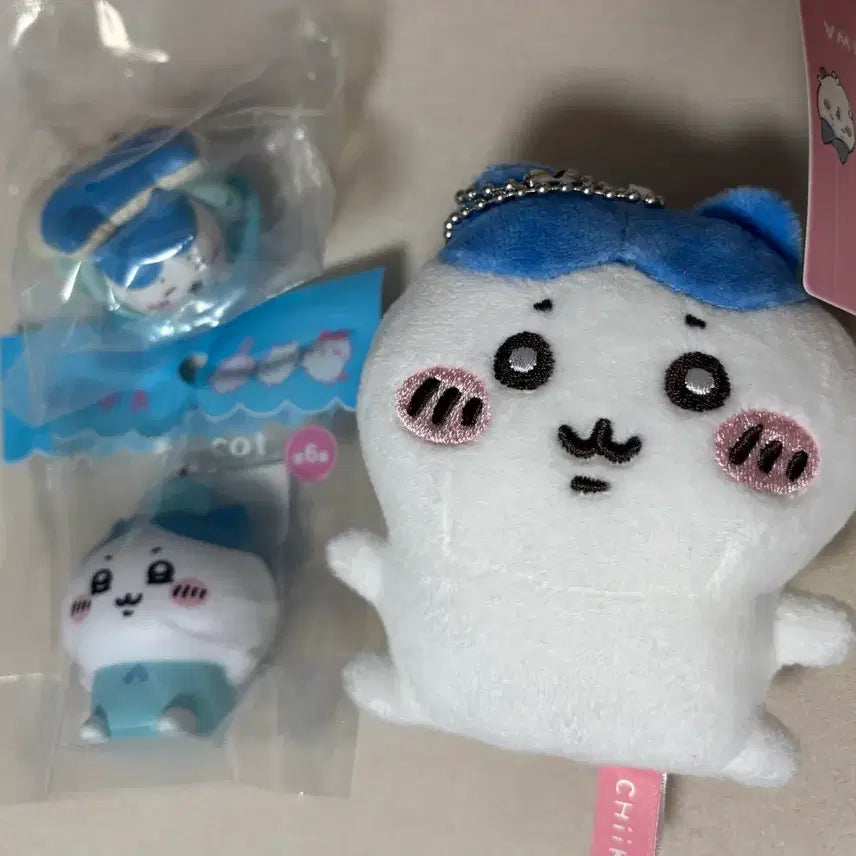 [BUNJANG] Chiikawa Hachiware Macaron Figure Keyring / 먼작귀 치이카와 하치와레 콩눈시리즈 페어리 요정 마카롱 피규어 인형 키링
