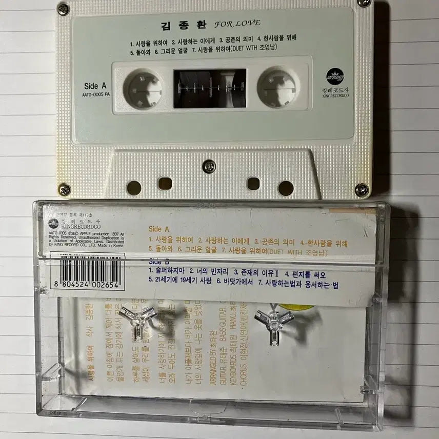 [BUNJANG] Kim Jong Hwan Cassette Tape / 김종환 카세트테이프