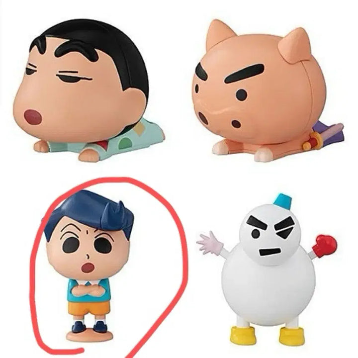 [BUNJANG] Crayon Shin-chan Chocobi Capsule Toy Set Chulsu / [새상품] 짱구 카푸캬라 가챠 철수