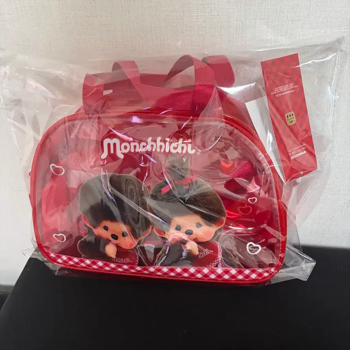 [BUNJANG] Monchhichi Transparent Beach Bag / (새상품)몬치치 투명 가방