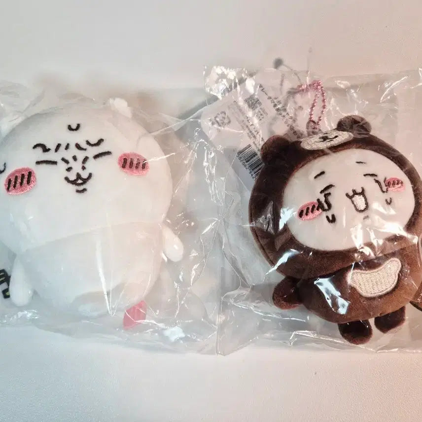 [BUNJANG] Chiikawa "Hangover" &amp; "Malay Bear" Mascot Set / (세트 판매)먼작귀 치이카와 마스코트 숙취 말레이곰