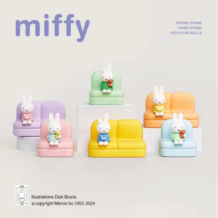 [BUNJANG] Miffy Sofa Figure Smartphone Holder / 미피 소파 피규어 스마트폰 휴대폰 핸드폰 거치대