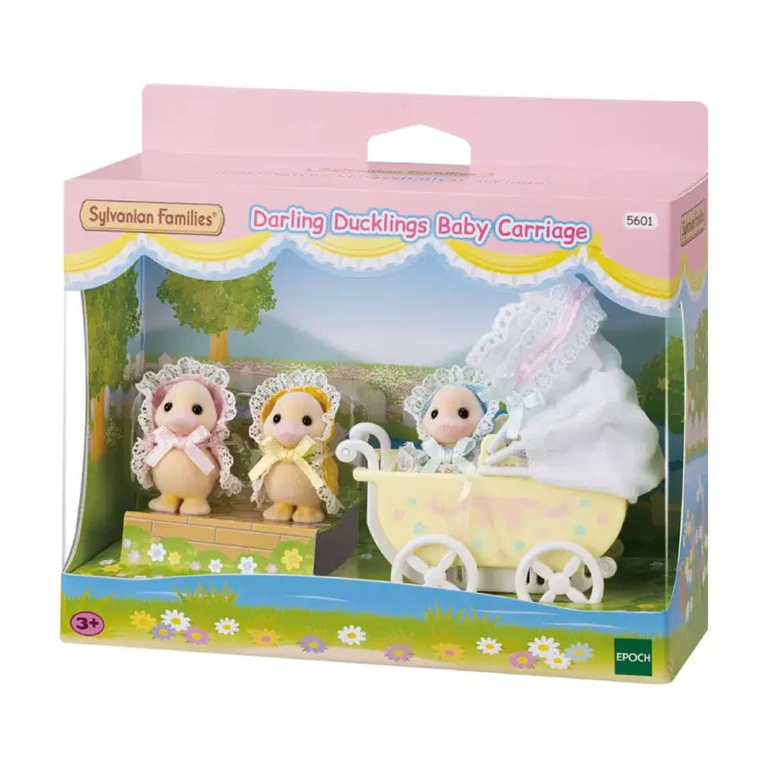 [BUNJANG] Sylvanian Families Duck Triplets Stroller 5601 / 실바니안 오리 세쌍둥이 유모차 5601