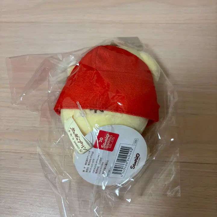 [BUNJANG] Sanrio Pompompurin Classic Hood Mascot (Red) / 폼폼푸린 고전 후드 마스코트 레드