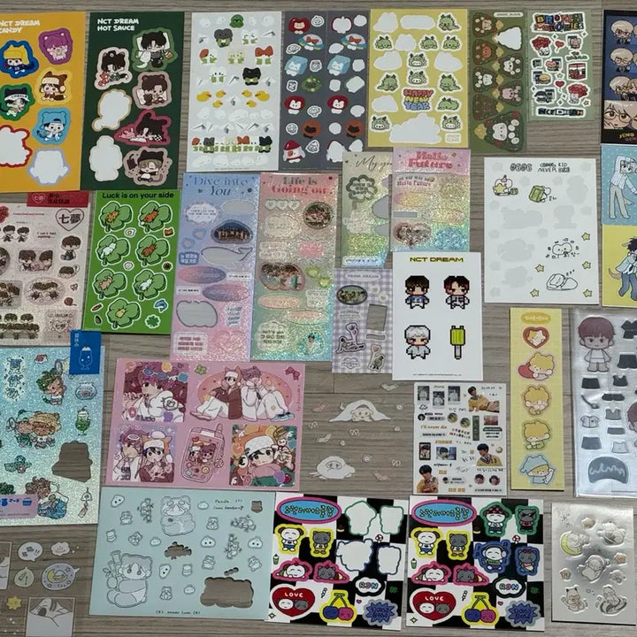 [BUNJANG] NCT DREAM "Kkomajs" Group Sticker Bundle Set / 엔시티드림 비공굿 단체 꼬마즈 스티커 일괄 판매 마크 런쥔 제노 해찬 재민 천러 지성