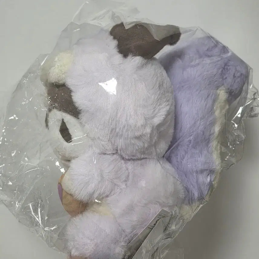 [BUNJANG] Kuromi Fluffy Squirrel Plush Doll / 쿠로미 모후모후 다람쥐 누이 인형