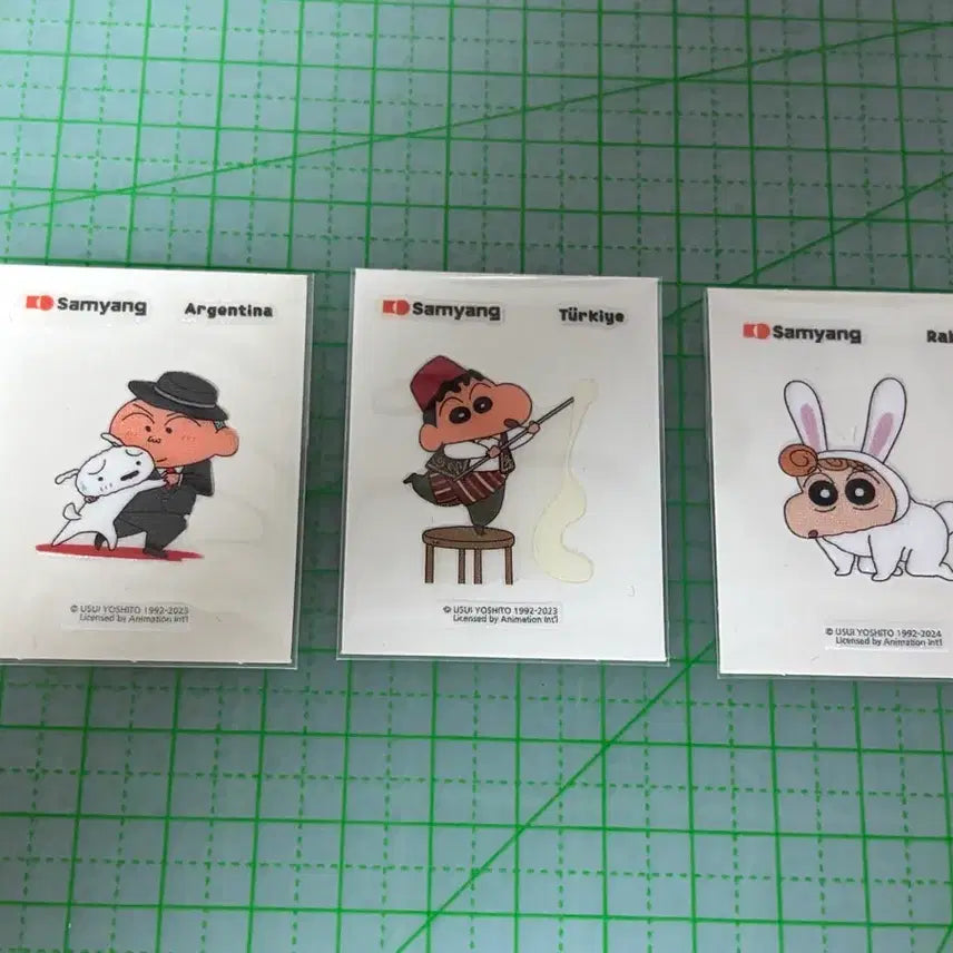[BUNJANG] Samyang Crayon Shin-chan Ttibucseal Bundle Set / 삼양 짱구 띠부씰 일괄 판매