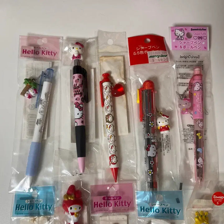[BUNJANG] Sanrio Classic Hello Kitty &amp; Marron Cream Two-Way Pen / (가격O)고전키티 고전마멜 투웨이펜 유채꽃 카부린보 키티볼펜 키티샤프