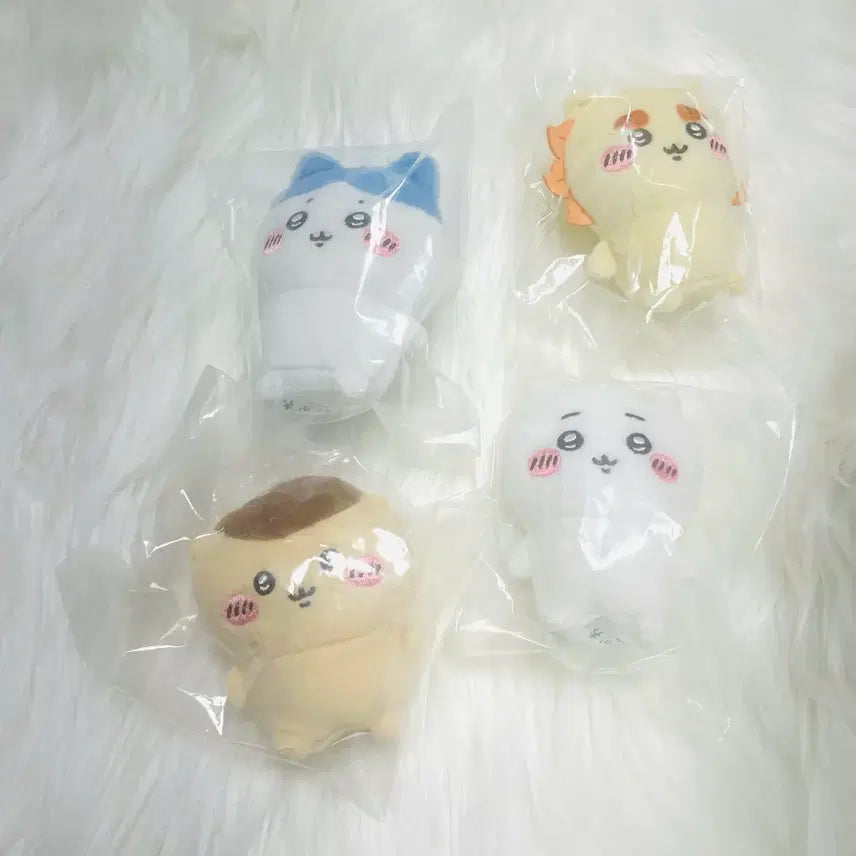 [BUNJANG] Chiikawa "Monjaku" Sitting Plush Set (4 Types) / 치이카와 먼작귀 앉은누이 4종세트