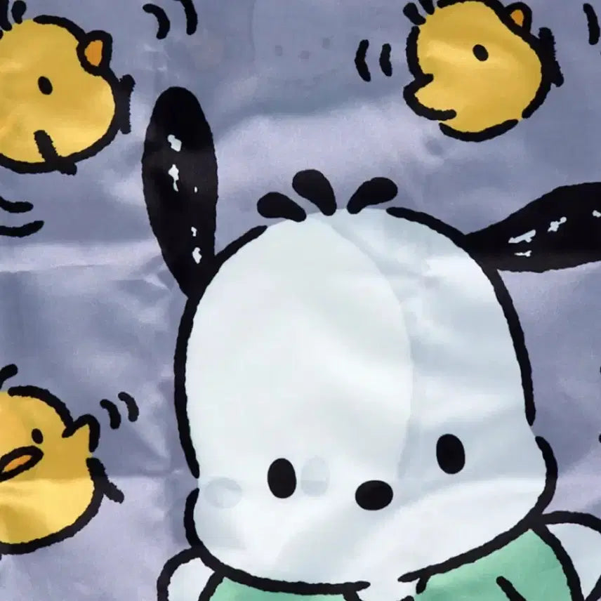 [BUNJANG] Sanrio Pochacco Satin Eco Bag / 산리오 포차코 새틴 에코백