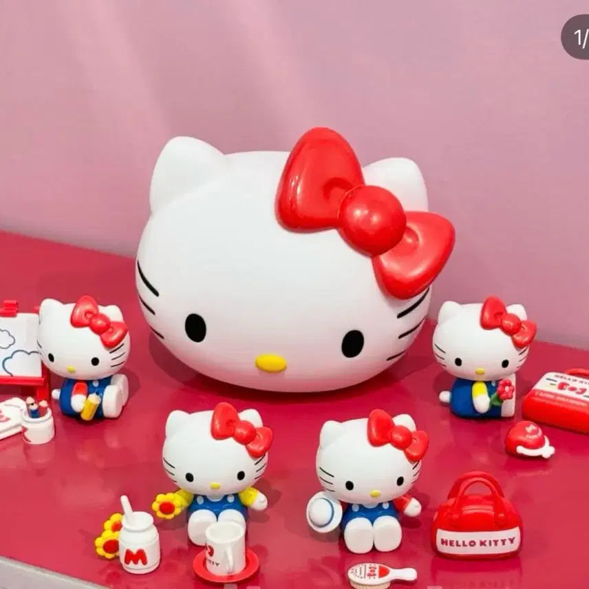 [BUNJANG] MOETCH Hello Kitty Face Figure (Sealed) / MOETCH 헬로키티 얼굴 피규어(미개봉)