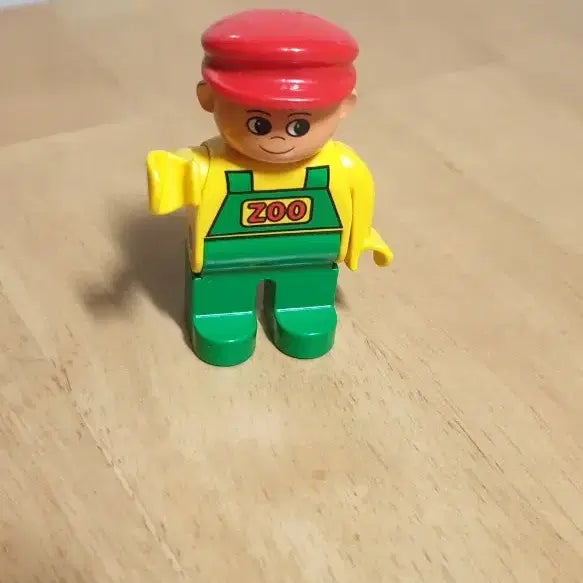 [BUNJANG] Lego Duplo Vintage Zoo Keeper Figure / 중고 레고 Lego 듀플로 빈티지 동물원 사육사 피규어
