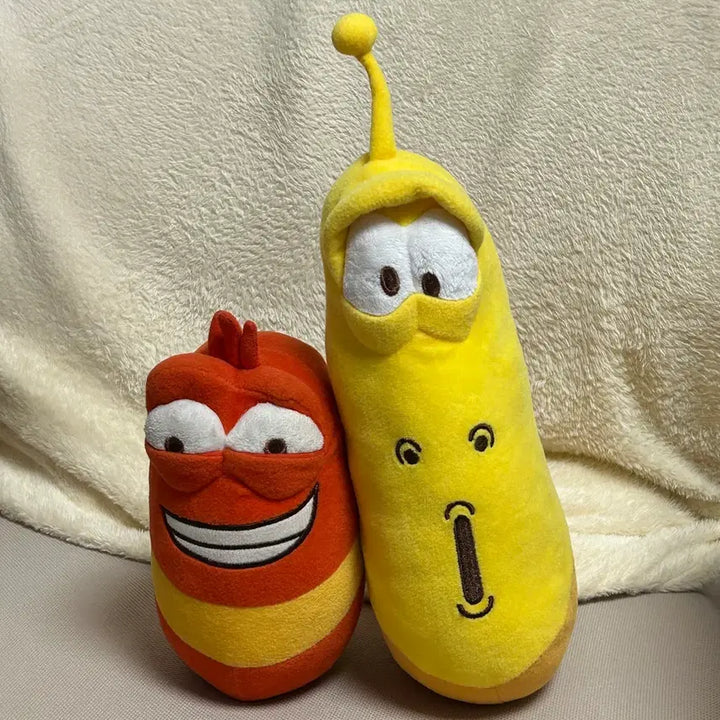 [BUNJANG] Classic Larva Dolls Red &amp; Yellow Set / 고전 라바 인형 레드&amp;옐로우 세트