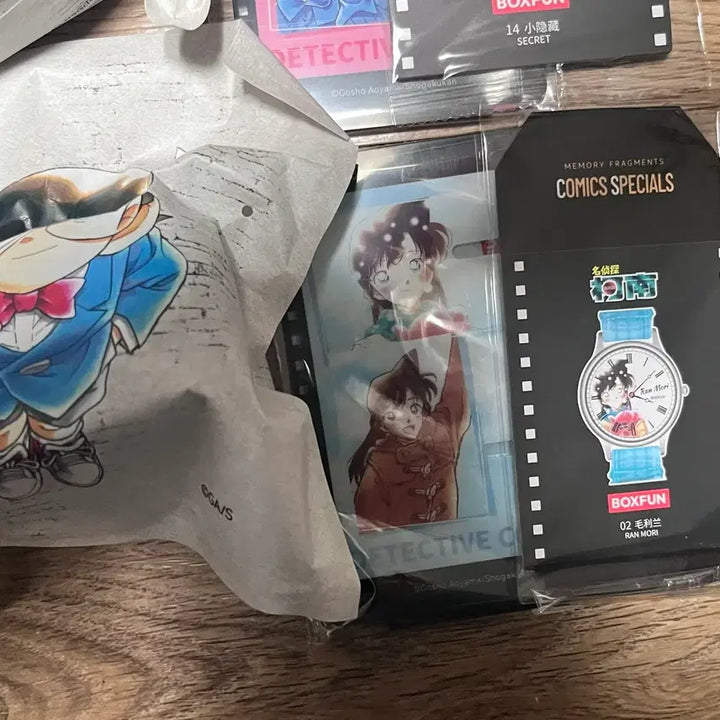 [BUNJANG] Detective Conan Ran Sealed Watch &amp; Goods Bundle Set / 미개봉) 코난 시계 란