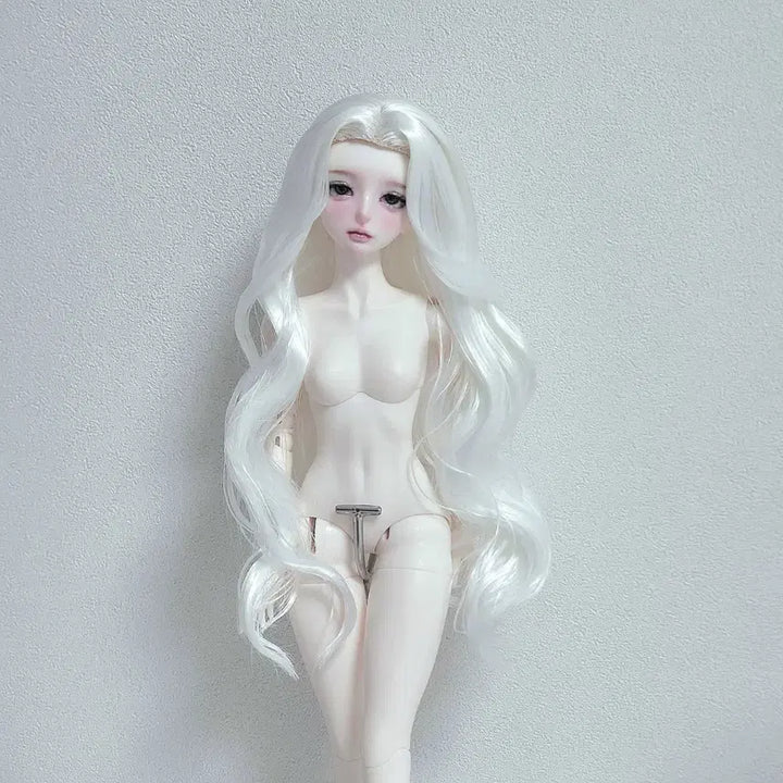[BUNJANG] MSD 1/4 7-8 inch Wig for Ball-Jointed Doll / MSD 1/4 7-8인치 가발 구관 인형 구체관절인형 웨이브