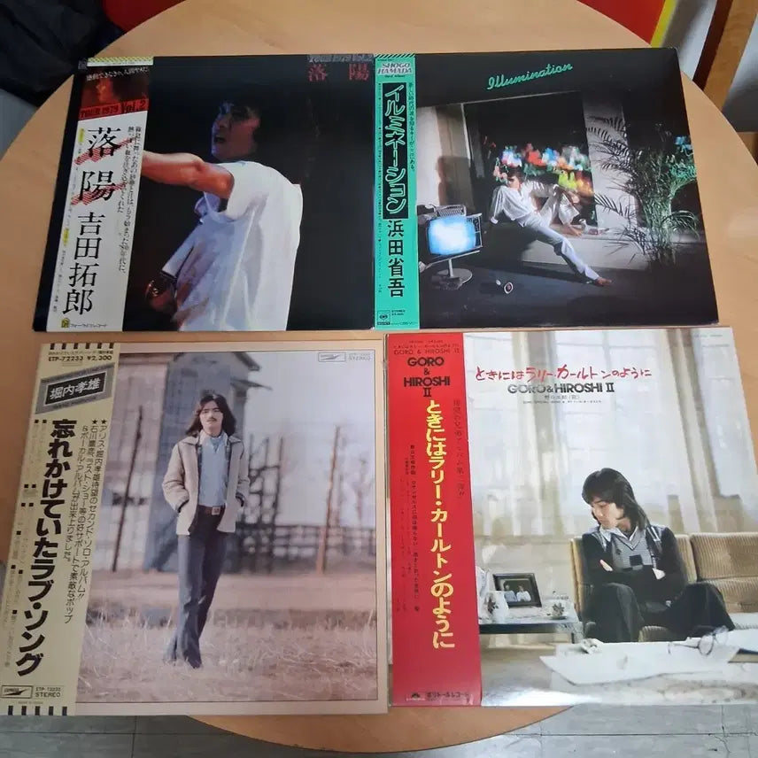 [BUNJANG] City Pop LP Bundle Set - 4 Records (Mint Condition) / 민트급 유명 시티팝 LP 4장 일괄 할인