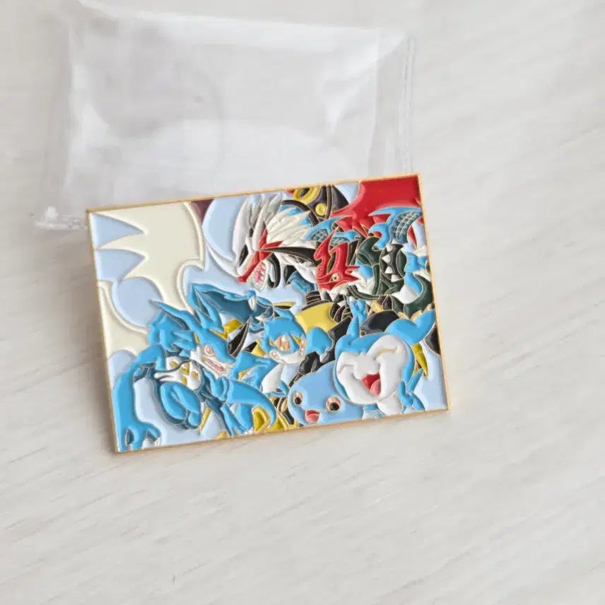 [BUNJANG] Digimon Adventure 02 Metal Badge / 파워디지몬 금속 뱃지