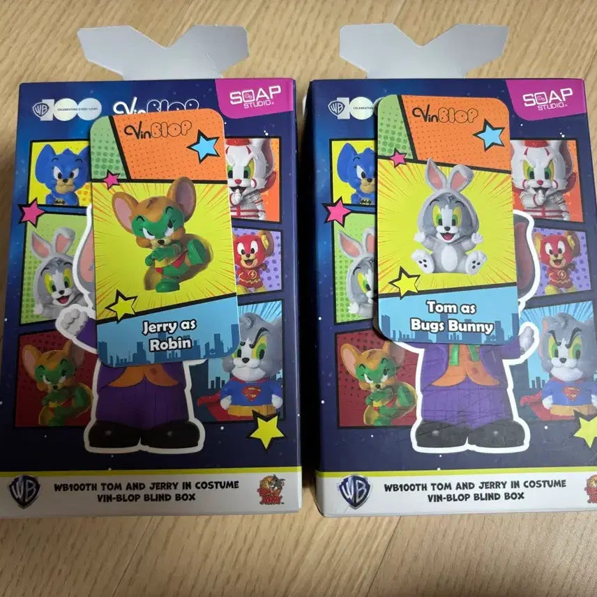 [BUNJANG] Tom and Jerry 100th Anniversary Costume Figure Set / 톰과 제리 무비 100주년 코스튬 피규어
