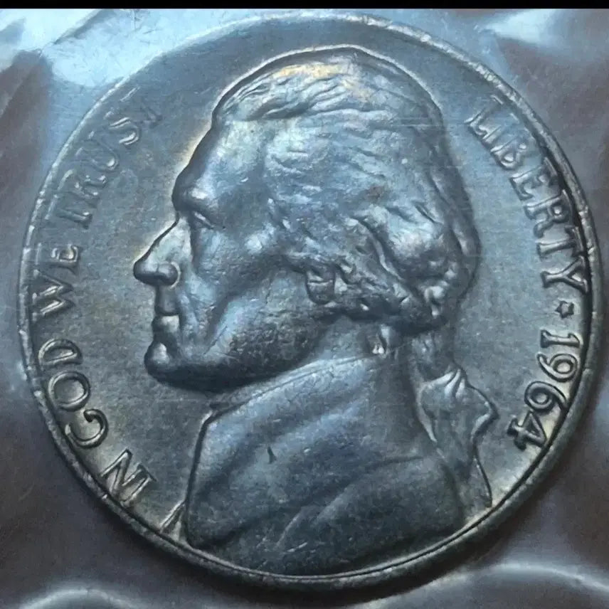 [BUNJANG] 1964 P-Mint Jefferson Nickel Coin / 1964년P산 제퍼슨 니켈 주화