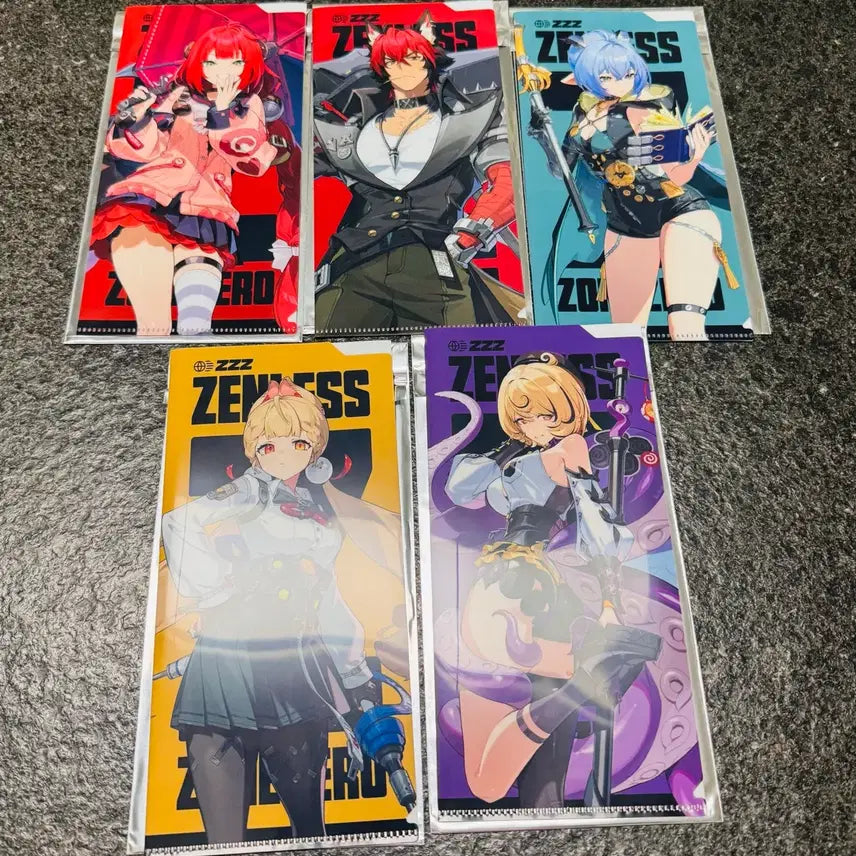 [BUNJANG] Zenless Zone Zero GIGO Ticket File "Ghostly Tales" Faction Complete Set / 젠레스 존 제로 GIGO 티켓파일 괴담방 올클