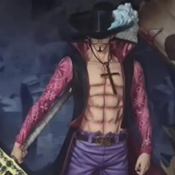 [BUNJANG] C2 Mihawk One Piece Resin Figure / C2 미호크 원피스 레진 피규어 팝니다.