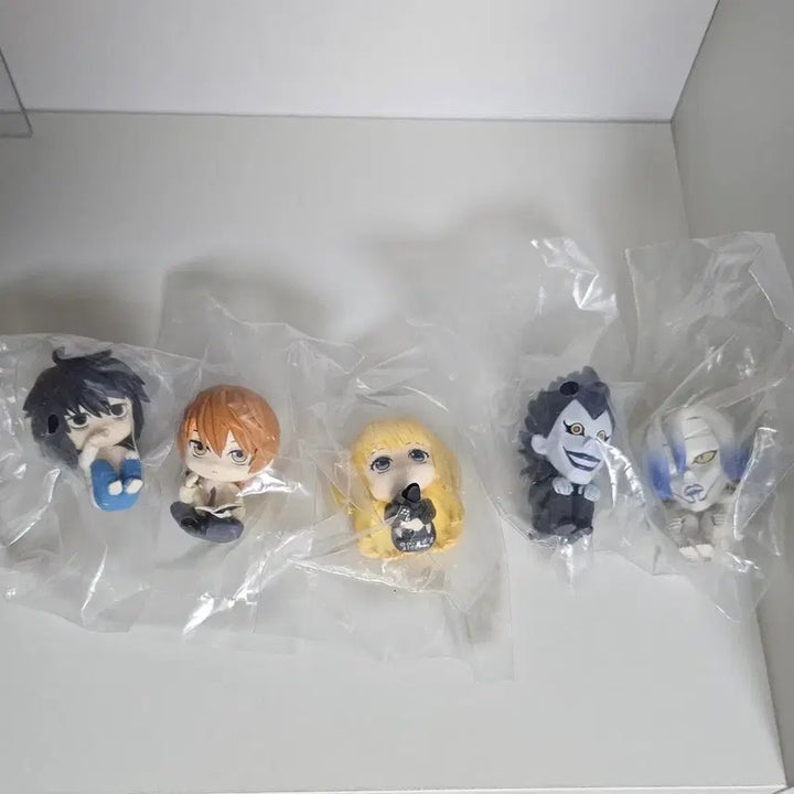 [BUNJANG] Death Note Machiboke Full Set Figure (Sealed) / 미개봉 풀세트) 데스노트 마치보케 / 엘 라이토 미사미사 류크 렘 피규어