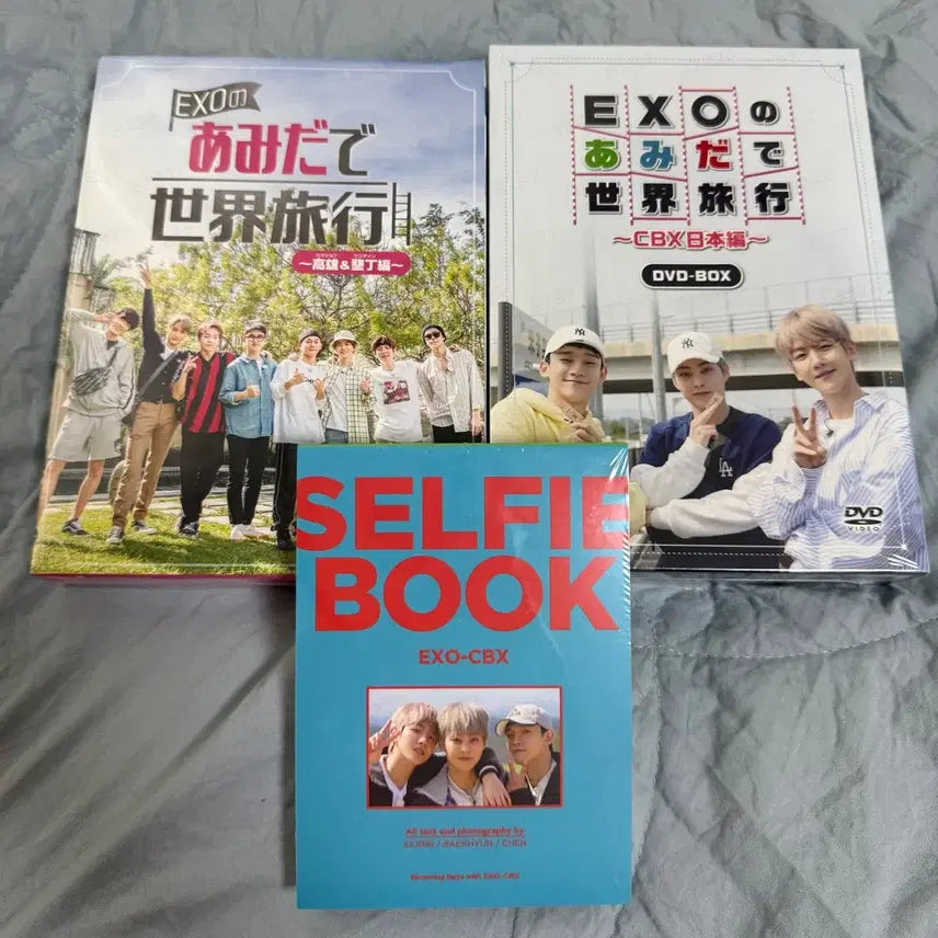 [BUNJANG] EXO EX-Act DVD &amp; Selfie Book Bundle Set (Sealed) / (미개봉/새상품) 엑소 엑사세 디비디&amp; 셀피북 양도