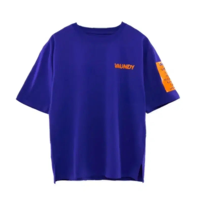 [BUNJANG] Boundy HORO Short Sleeve T-Shirt Blue M Size / 바운디 HORO 반팔 파랑 M 사이즈
