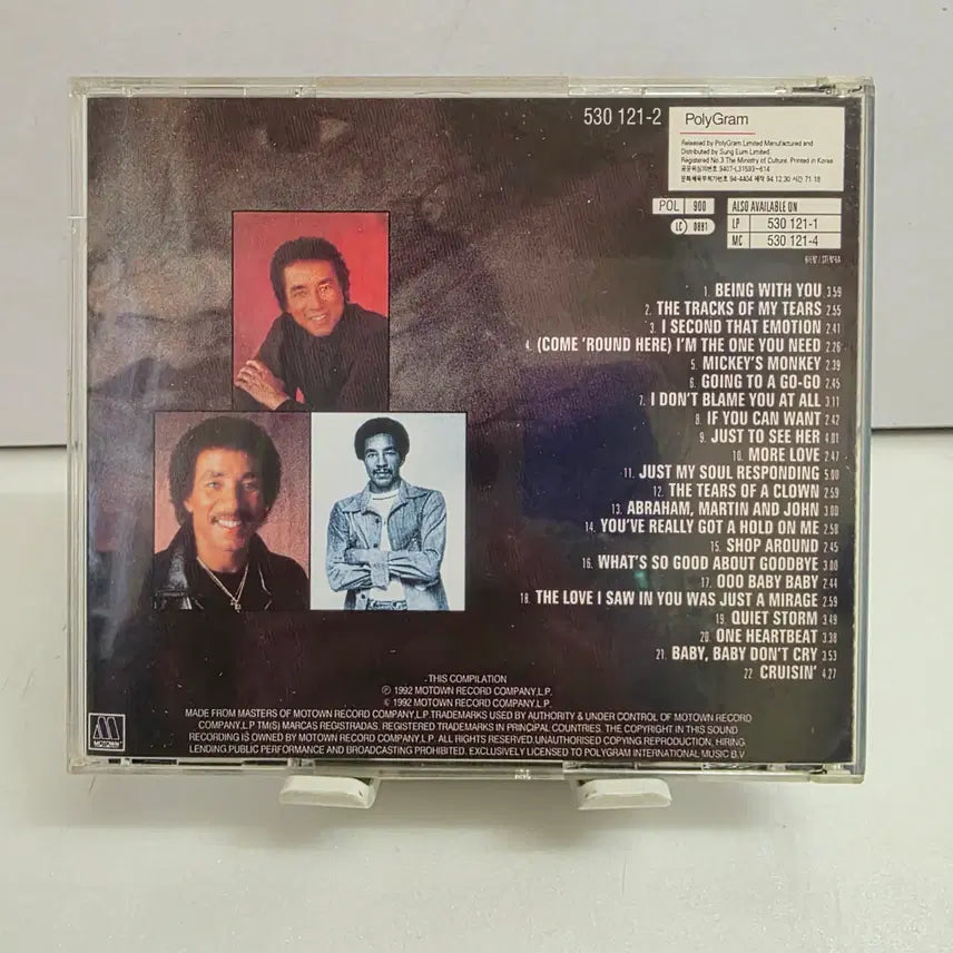 [BUNJANG] Smokey Robinson The Greatest Hits / 스모키 로빈슨 Smokey Robinson - The Greatest Hits