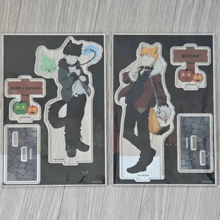 [BUNJANG] Mob Psycho 100 Mob &amp; Reigen Halloween Acrylic Standee / 모브사이코 몹싸 모브 레이겐 할로윈 아크릴