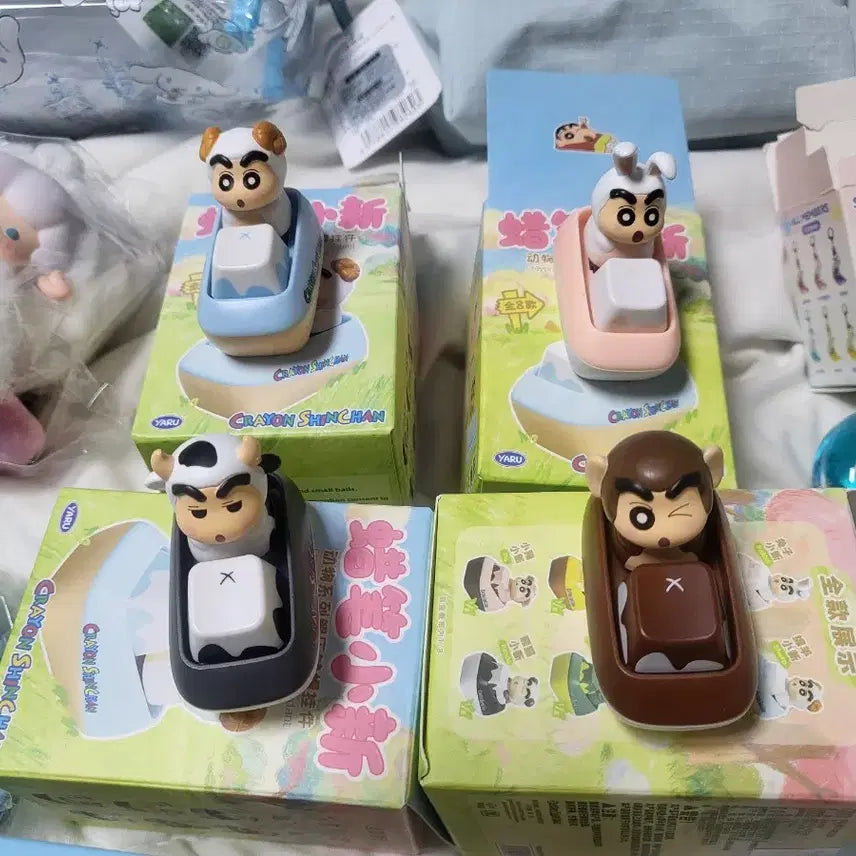 [BUNJANG] Crayon Shin-chan 6-Piece Keycap Set Bundle / 짱구 키캡 6개세트 일괄